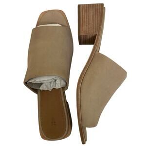 Frye Lucia Leather Mule Slide Sandals Mules in Taupe Tan Size‎ 11